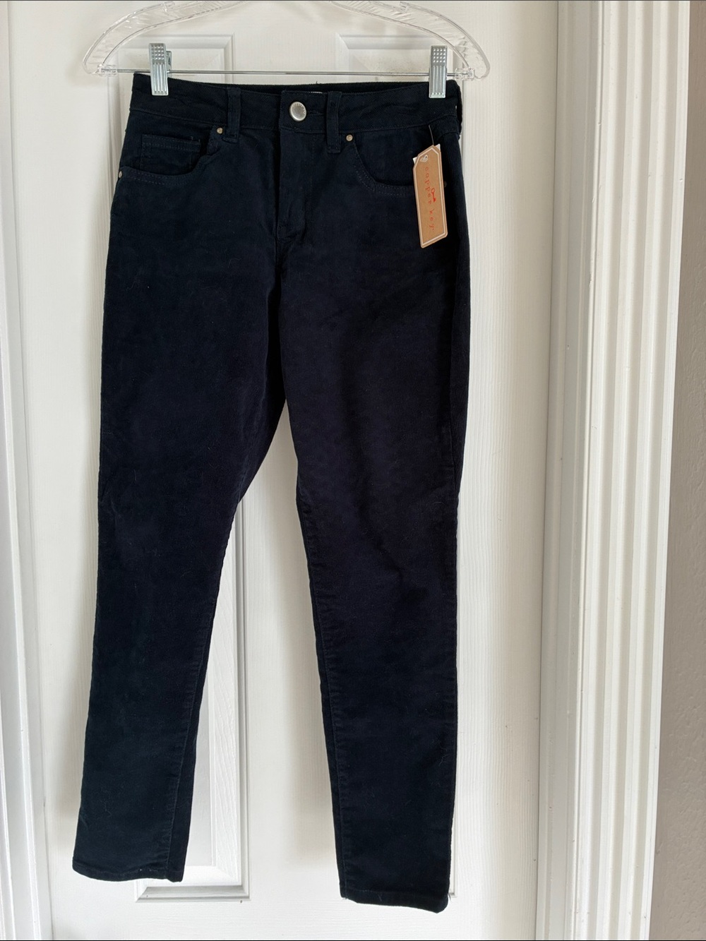 Copper Key Blue Skinny Corduroy for Women